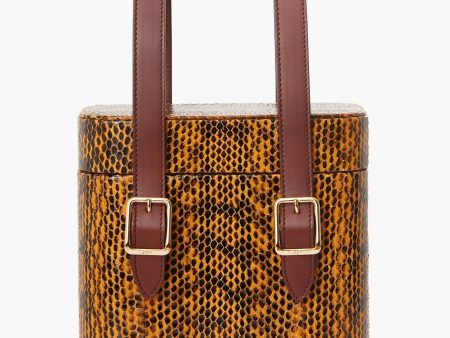 Snakeskin Picnic Safari Bag For Sale