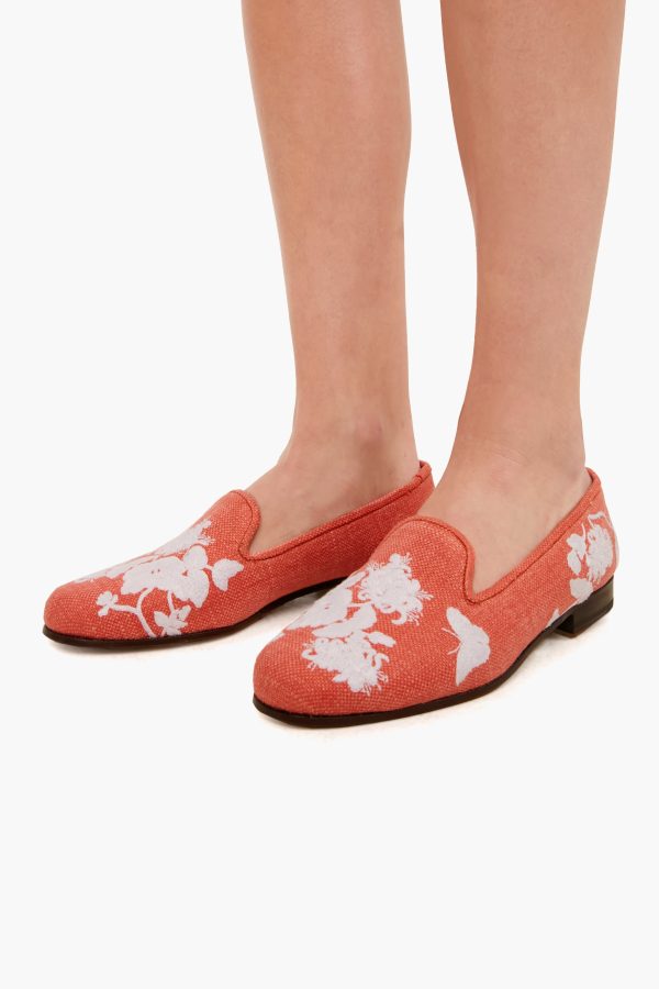 Tigerlily Linen Honeysuckle Slippers Online