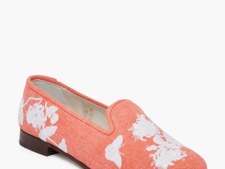 Tigerlily Linen Honeysuckle Slippers Online