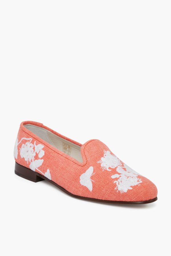 Tigerlily Linen Honeysuckle Slippers Online