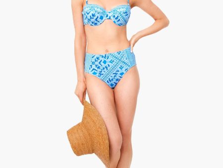 Calm Water High Waist Bikini Bottom Cheap