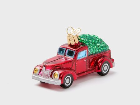 Old Truck With Tree Ornament Online Sale