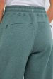 Heathered Green Wide Leg Finn Sweatpants For Cheap