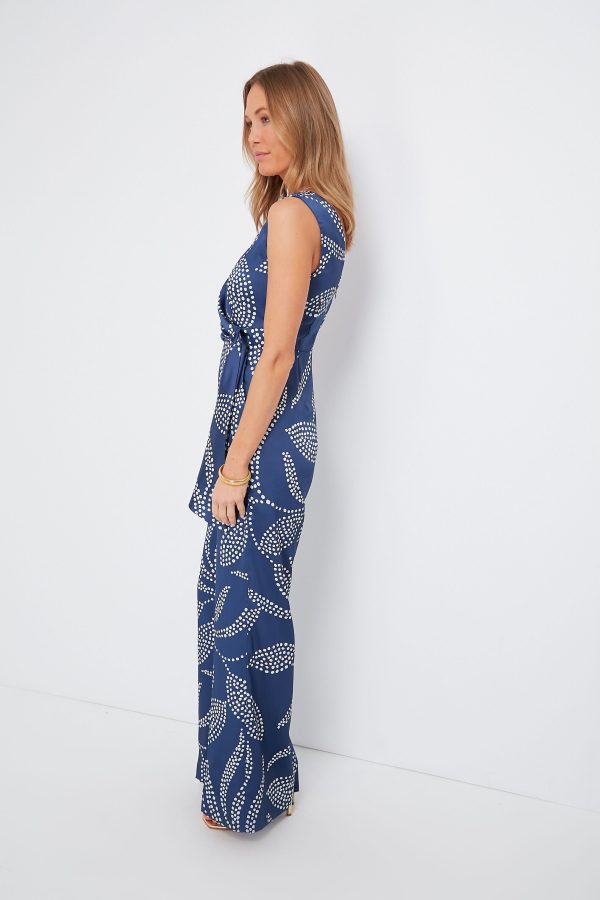 Cornflower Blue Micene Jumpsuit For Discount