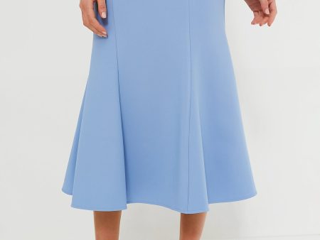 Cornflower Blue Iris Skirt Hot on Sale