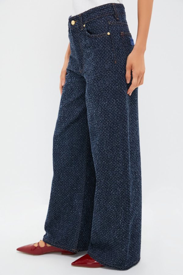 Rinse Fluffy Denim Wide Jeans Online