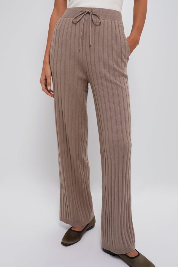 Fungi Simeon Wide Rib Knit Trouser on Sale