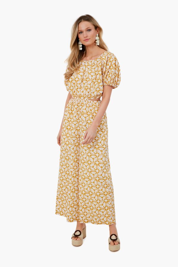 Lattice Fleur Honey Poplin Jumpsuit Fashion