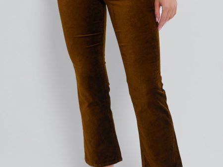 Golden Velvet Isola Cropped Trouser Fashion