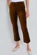 Golden Velvet Isola Cropped Trouser Fashion