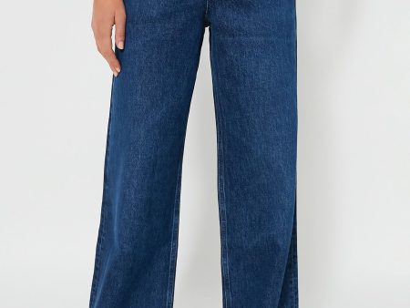 Enamour High Rise Wide Leg Dame Jean Sale