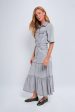 Gray Quill Future Denim Long Dress Online Hot Sale