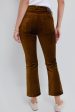 Golden Velvet Isola Cropped Trouser Fashion