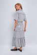 Gray Quill Future Denim Long Dress Online Hot Sale