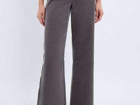 Sandwashed Dusk Corduroy Virginia Wideleg Hot on Sale