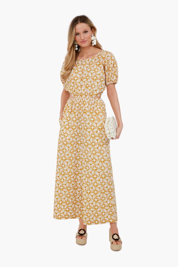 Lattice Fleur Honey Poplin Jumpsuit Fashion