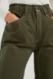 Olive Organic Barrel Work Pant Hot on Sale