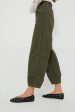 Olive Organic Barrel Work Pant Hot on Sale