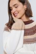 Neutral Color Block Sweater Online