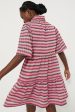 Zigzag Knit Stripe Crawford Dress For Sale