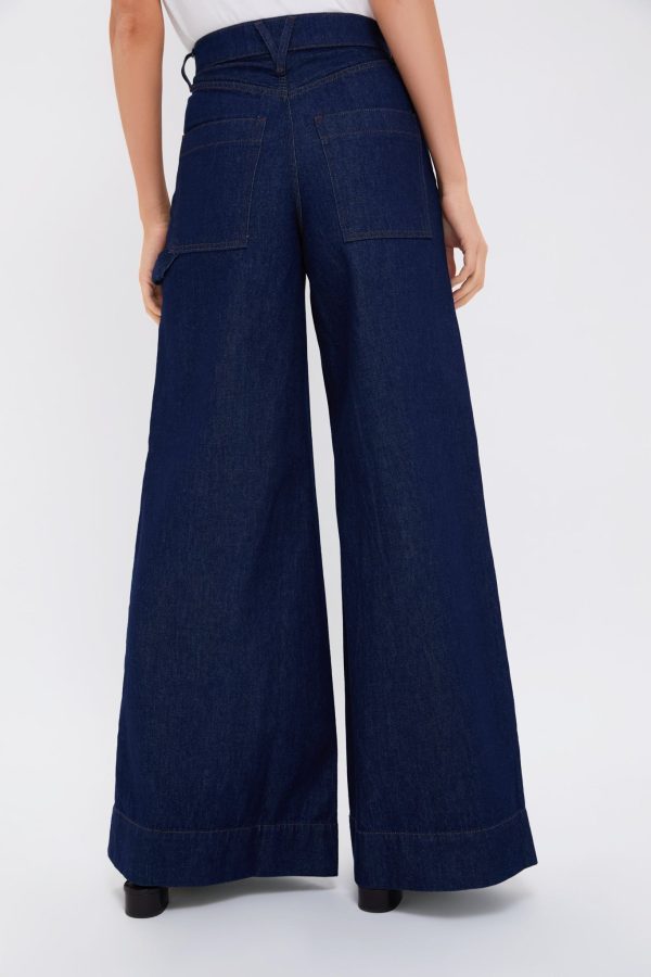 Indigo Rinse Freddy High Rise Wide Leg Discount