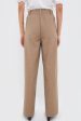 Light Brown Plaid Straight Leg Louis Pants Fashion