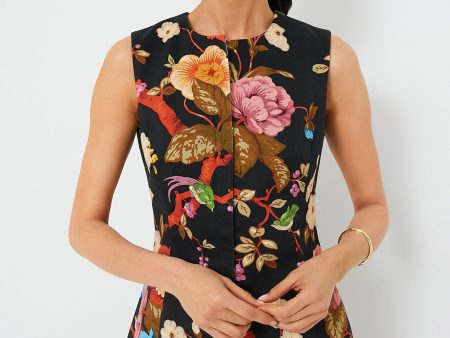 Baroque Floral Rhoda Tunic Top Discount