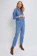 Indigo The Everyday Nursing Denim Jumpsuit on Sale