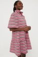 Zigzag Knit Stripe Crawford Dress For Sale