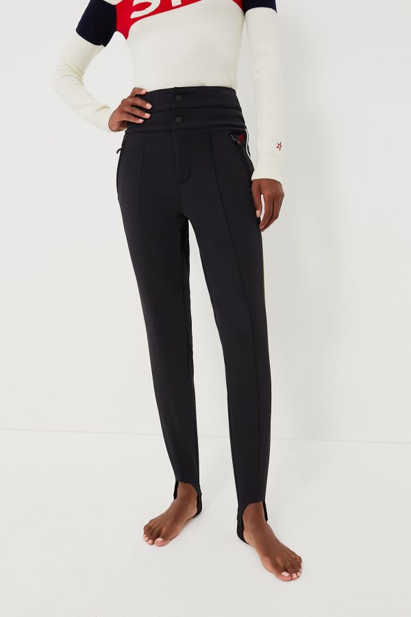 Black Aurora Skinny Stirrup Race Pant For Sale