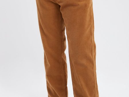 Corduroy Relaxed Fit Easy Pant with Drawstring Waist For Discount