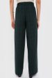 Green Plaid Straight Leg Louis Pants For Cheap