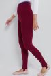 Burgundy Aero Stirrup Legging For Discount