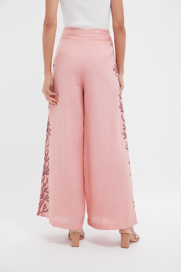 Rose Palazzo Pants For Discount