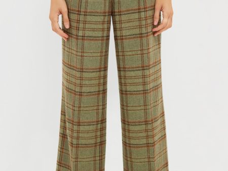 Sherwood Plaid Wool Tobin Pants on Sale