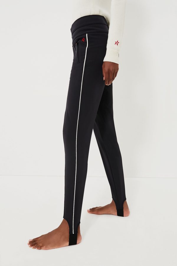 Black Aurora Skinny Stirrup Race Pant For Sale