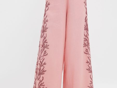 Rose Palazzo Pants For Discount