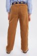 Corduroy Relaxed Fit Easy Pant with Drawstring Waist For Discount