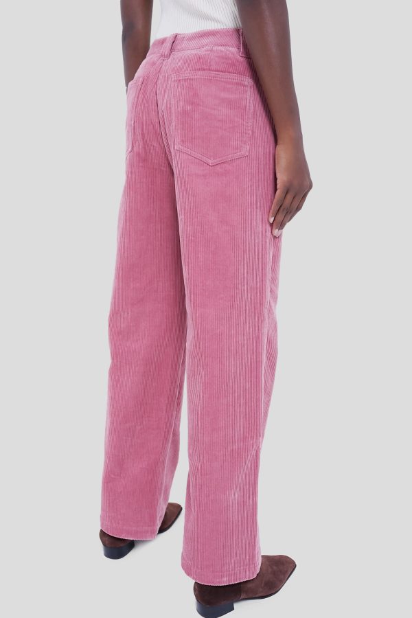 Dusty Rose Camden Pant in Corduroy on Sale