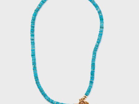 Turquoise Pearl Isle Necklace on Sale