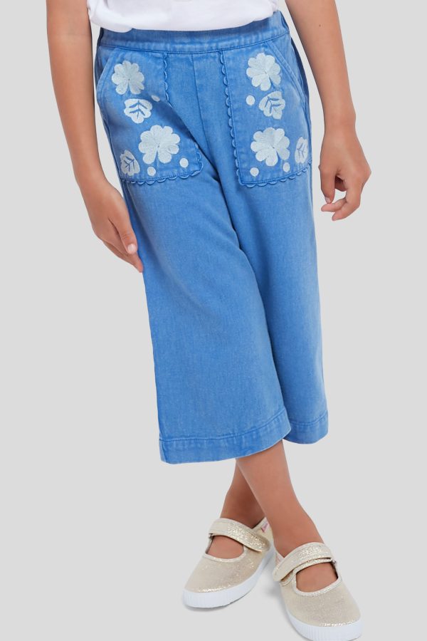 Stone Blue Flofi Pants Discount