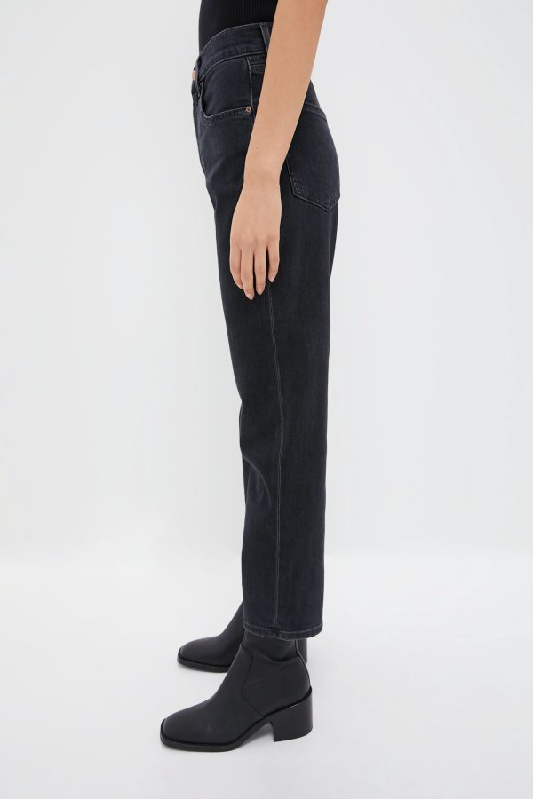 Fade to Black Indy Easy Bow High Rise Jean Sale