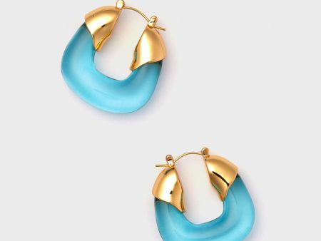 Turquoise Organic Hoops Supply