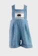 Elephant Smocked Dungarees Sale