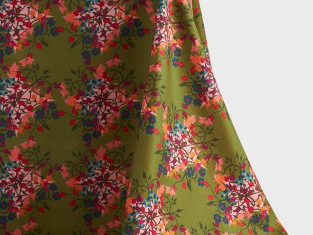 Blumen Green Tablecloth Fashion