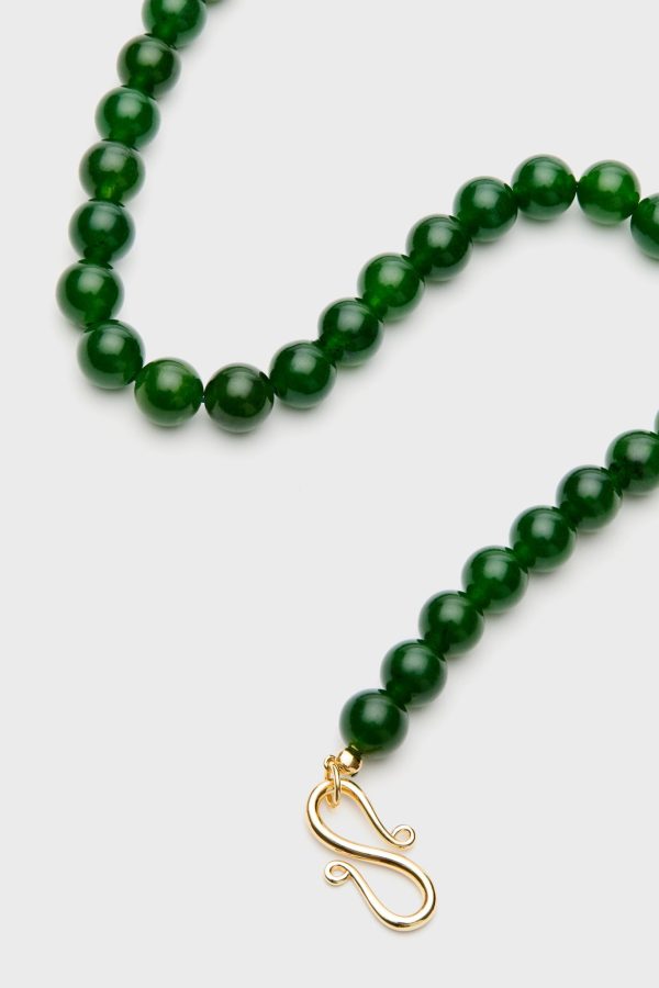 The Green Agate Mary Necklace Fashion