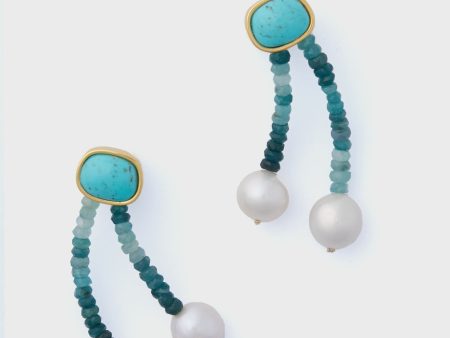 Turquoise Alvar Earrings Hot on Sale