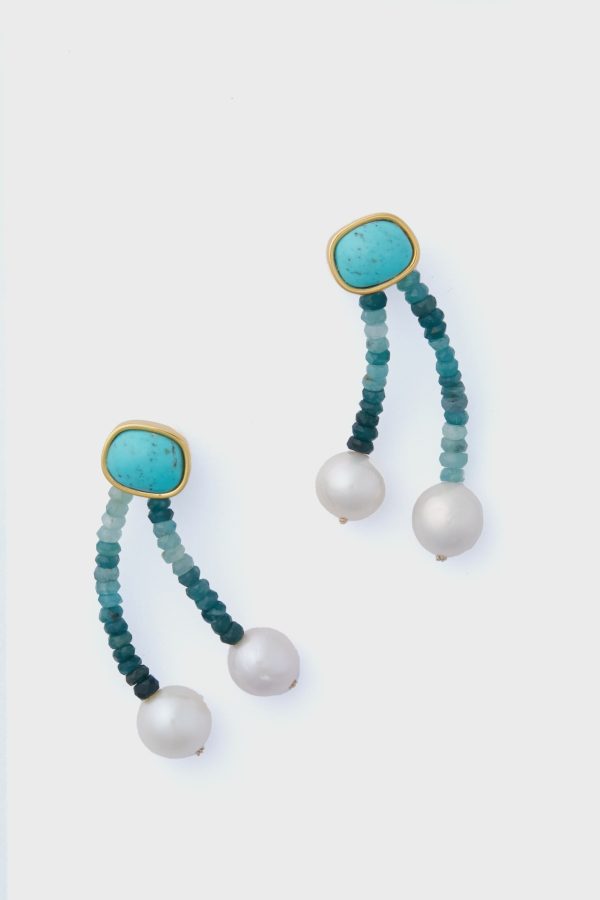 Turquoise Alvar Earrings Hot on Sale