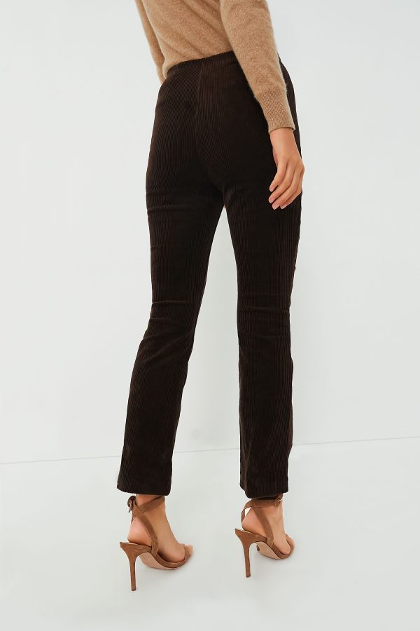 Brown Corduroy Ashford Pants For Cheap