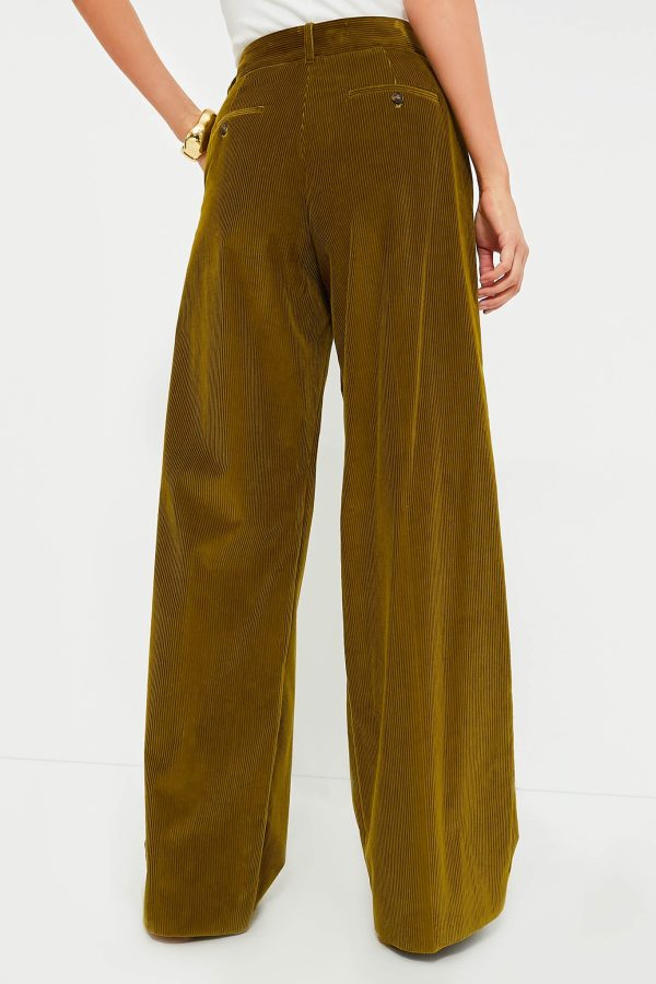 Green Tania Trousers Online Hot Sale